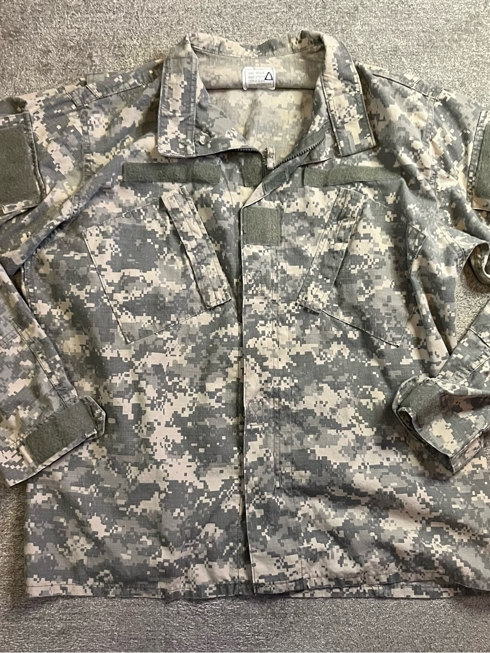Source Unknown Digital Camo Military Field Jacket - Green & Tan size‎ Large